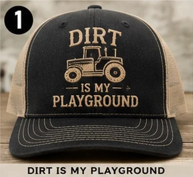 Dirt Is My Playground — Kids Hats, Oberlin Promotional Products
