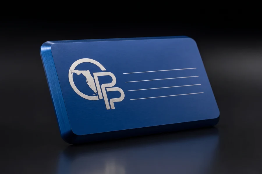 Aluminum .8mm Blue — Oberlin Promotional Products