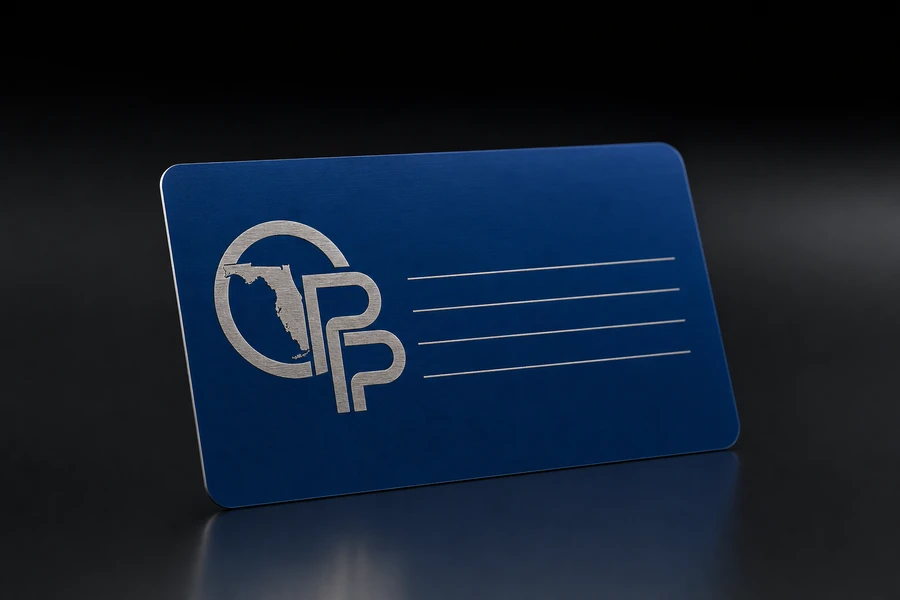 Aluminum .5mm Blue — Oberlin Promotional Products