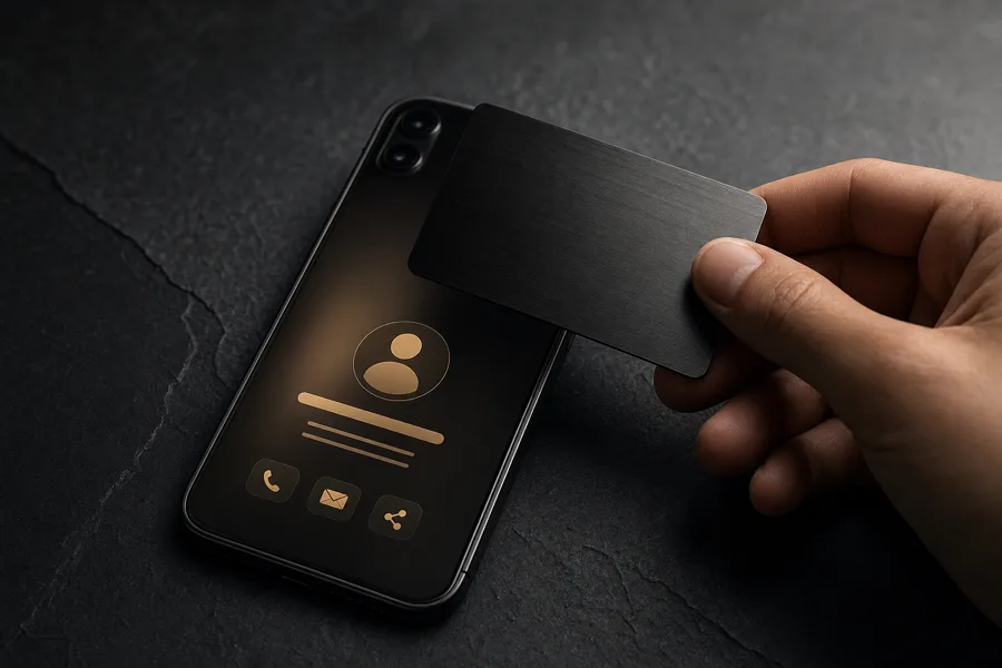 NFC Digital Profile Card — Smart & Digital Cards, Oberlin Promotional Products